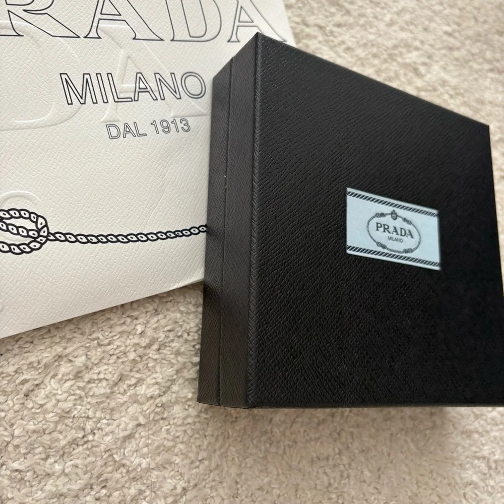 Prada Black and White Closet Accessories